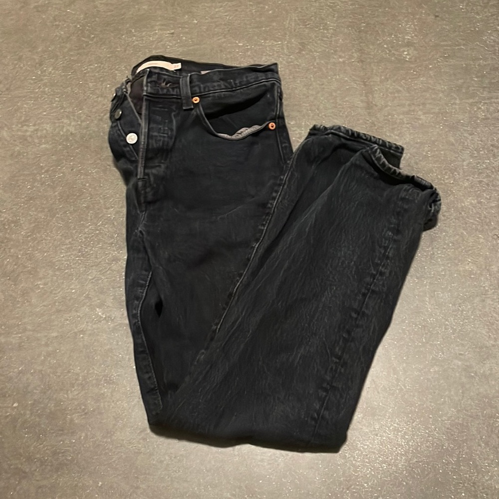 levi’s wedgie jeans black size 27